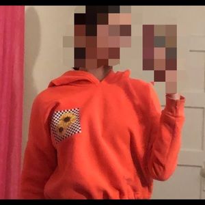 Sun flower neon hoodie🍊